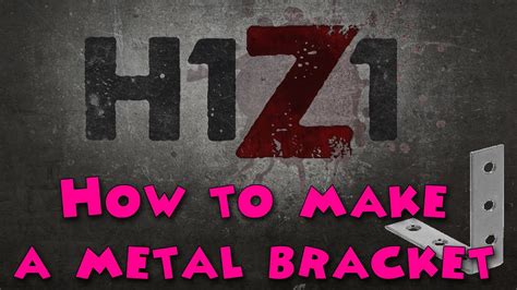 So I tried to craft one metal bracket : r/h1z1 